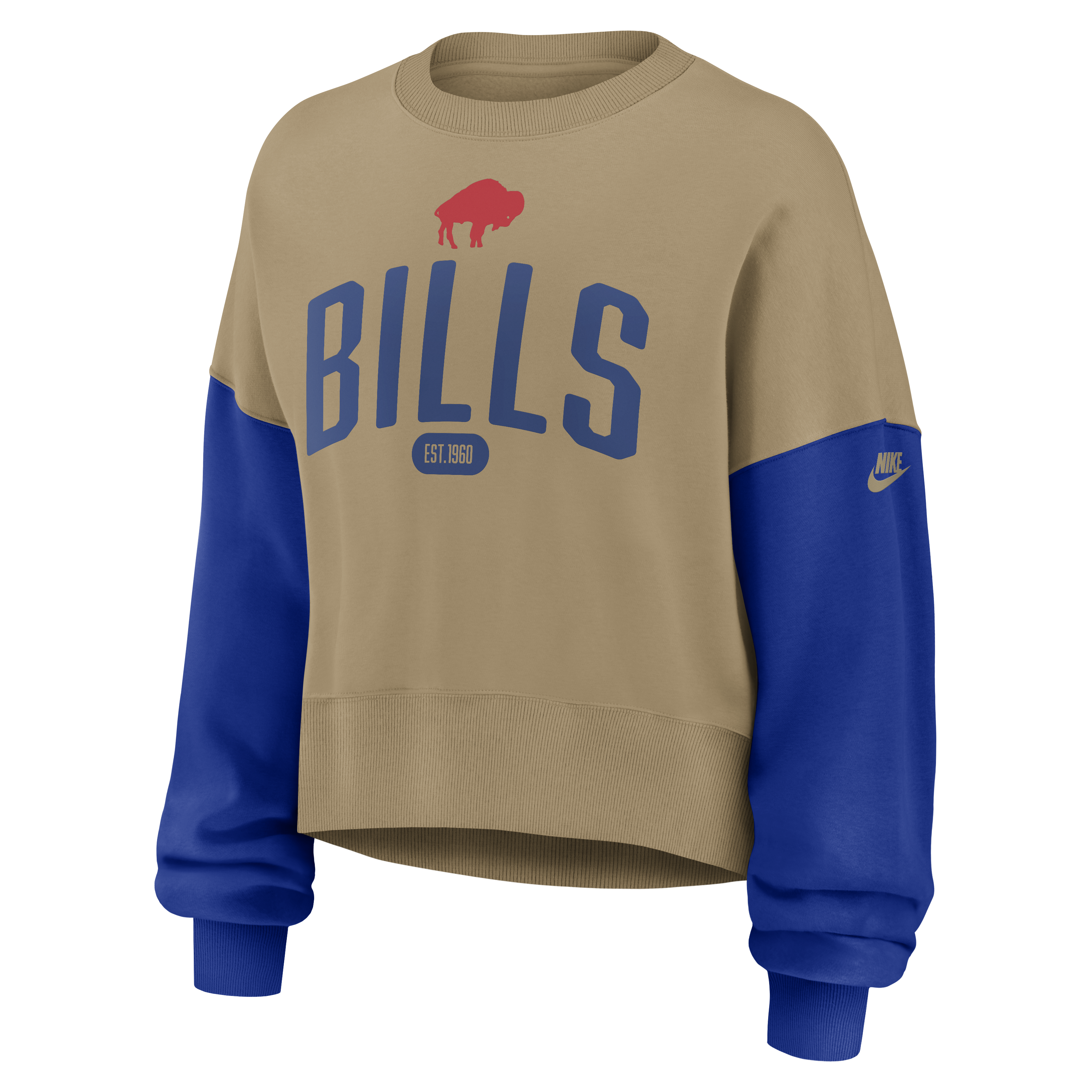 Woman's Buffalo Bills Rewind Oversized Fleece Crew