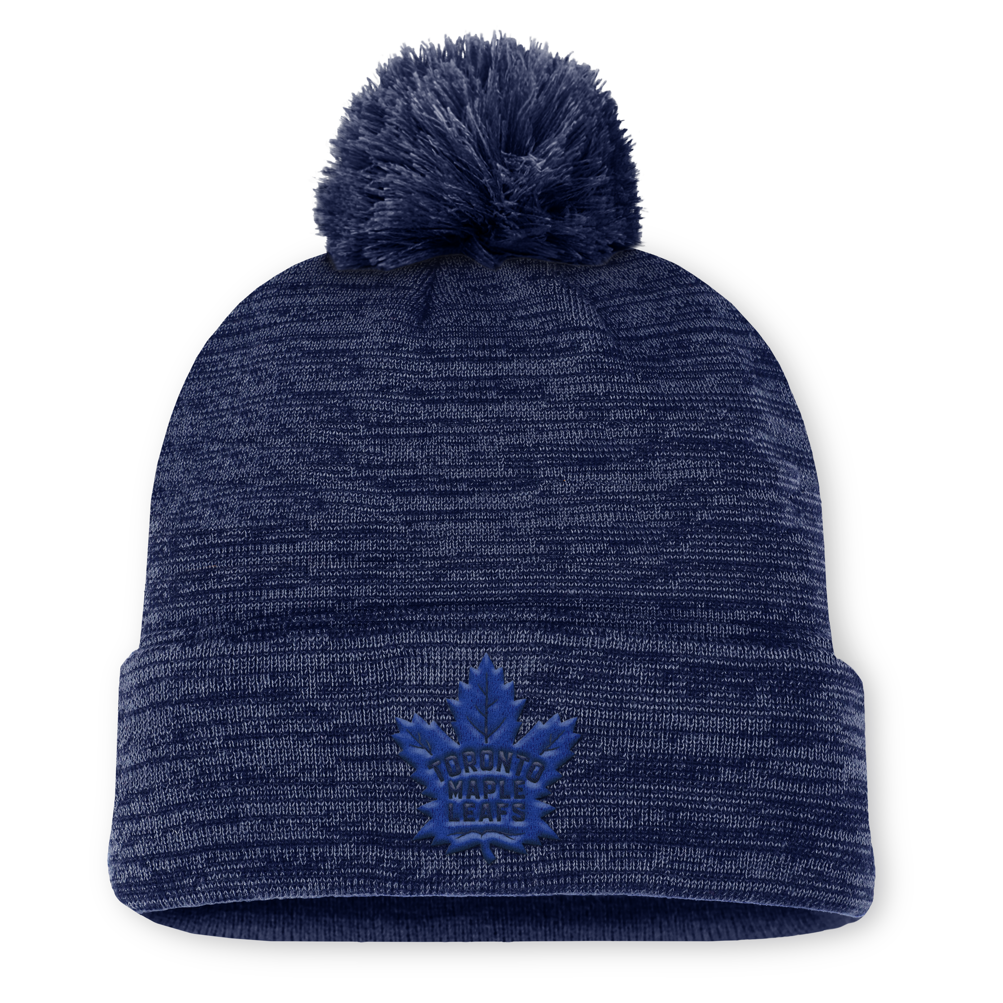 2025 Authentic Pro Road Cuffed Pom Knit Toque - NAVY
