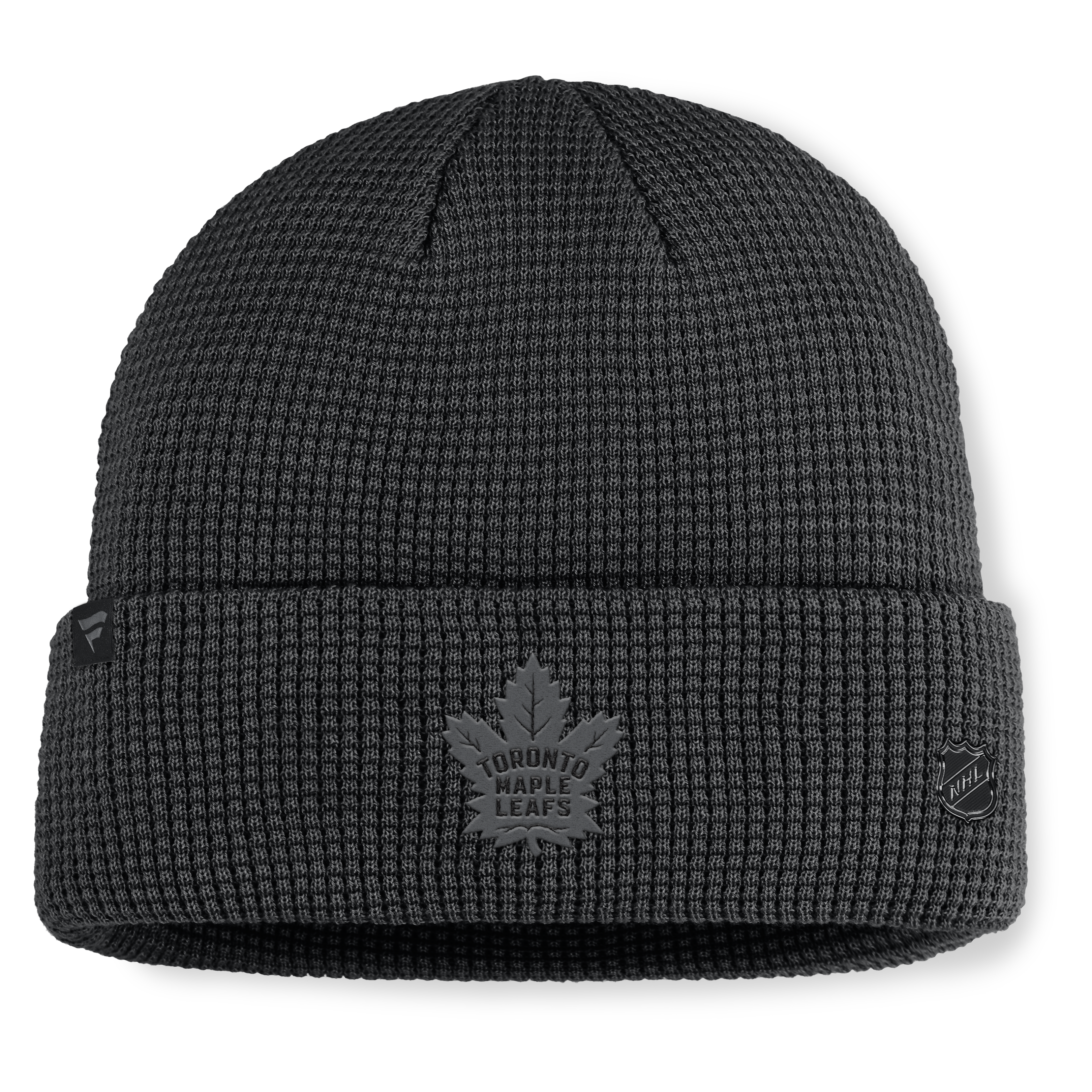 2025 Authentic Pro Road Cuffed Fisherman's Beanie - BLACK