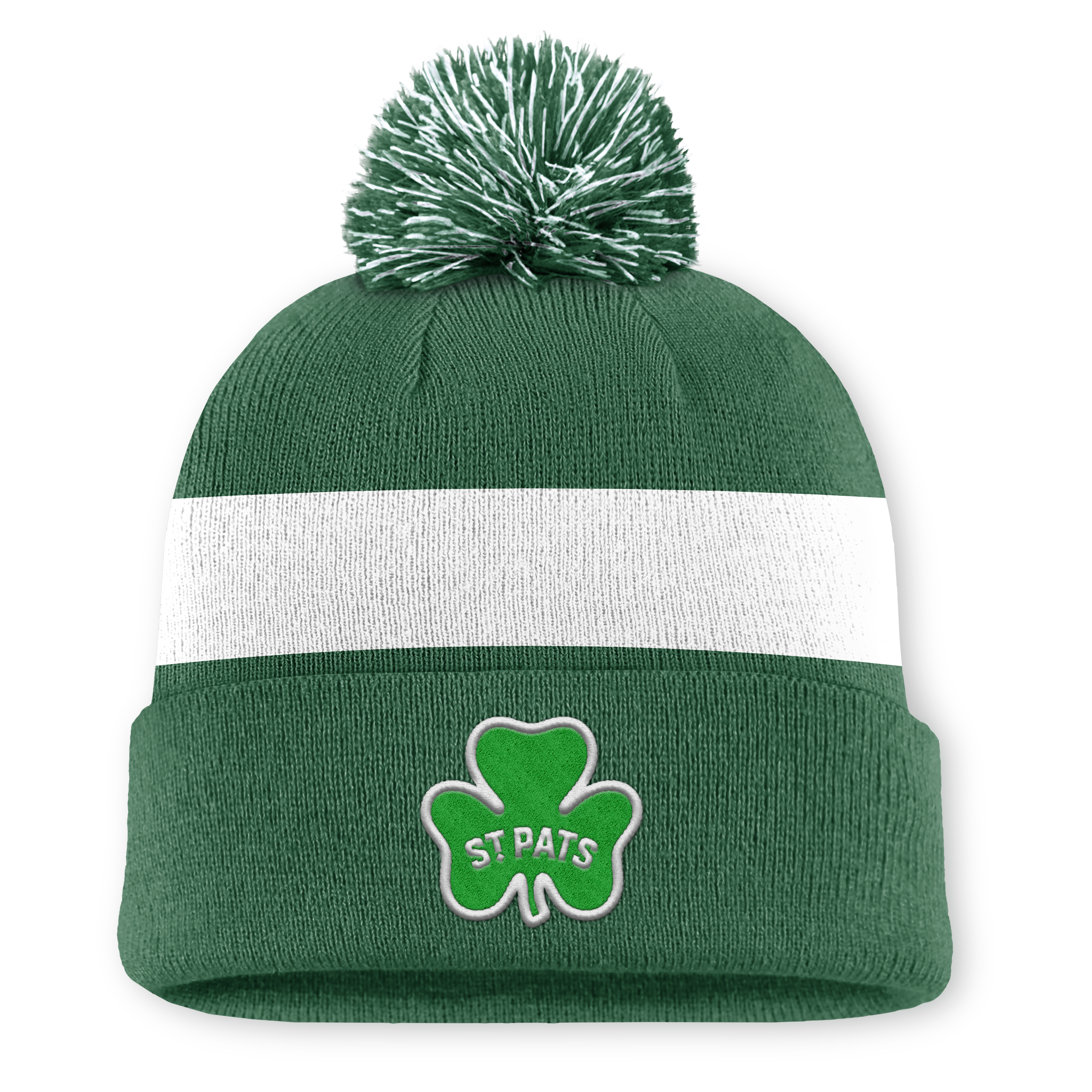 2026 St Pats Cuffed Pom Toque