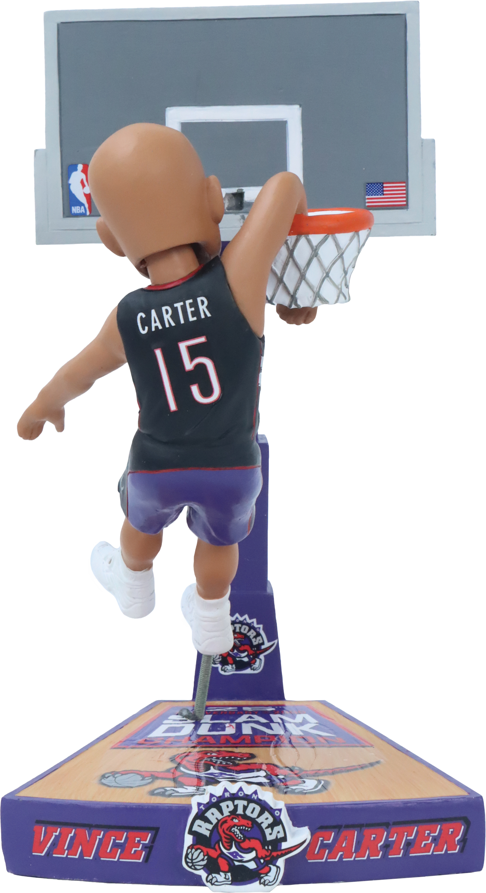 Vince Carter Arm In Net Slam Dunk Champ Bobblehead