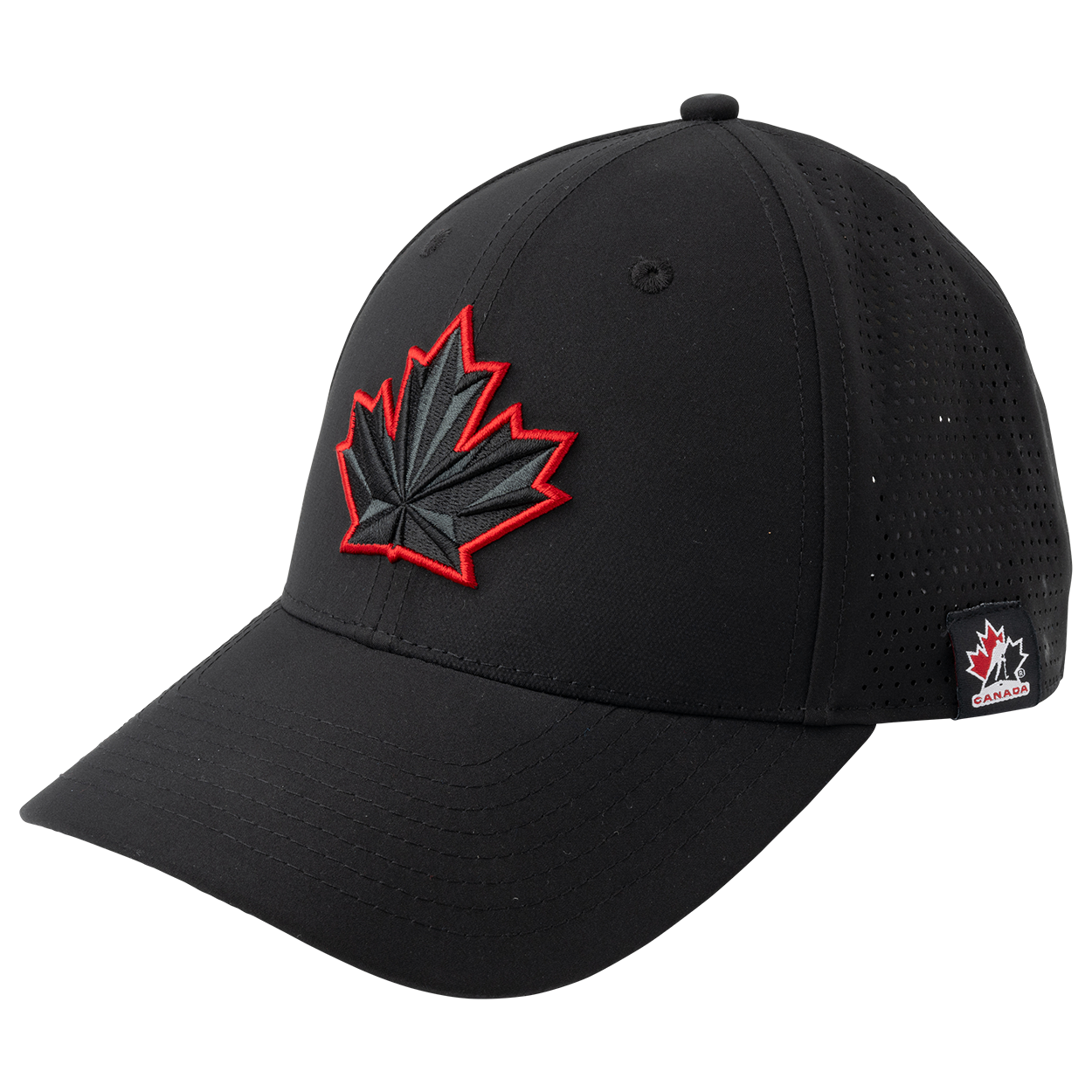 Hockey Canada Performance Adjustable Hat - BLACK