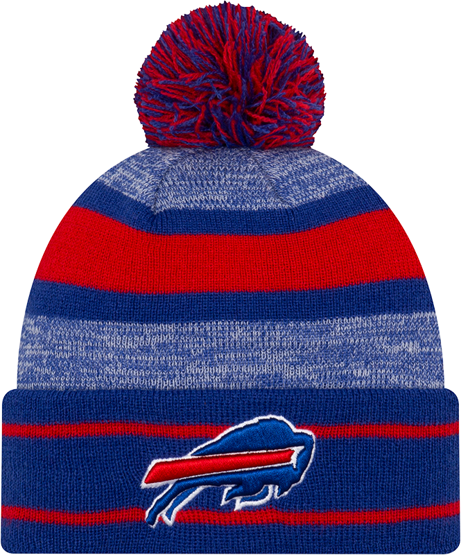 Buffalo Bills Cuffed Pom Toque