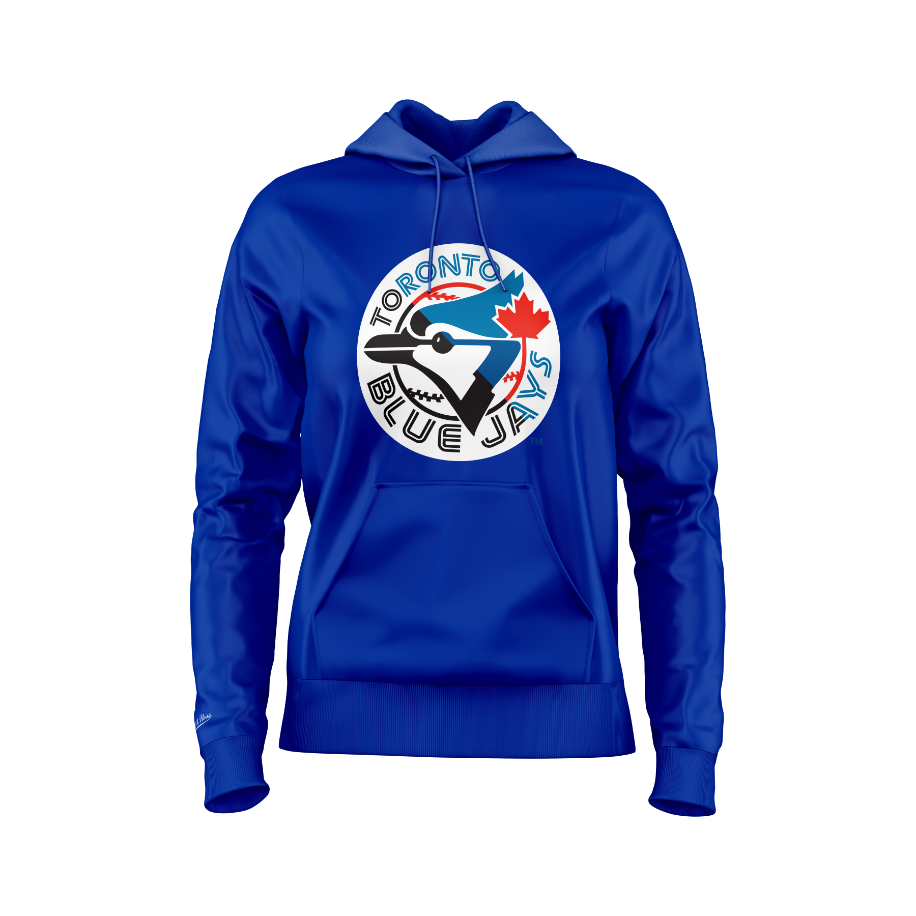 Blue Jays Women's Half & Half Logo Hoody