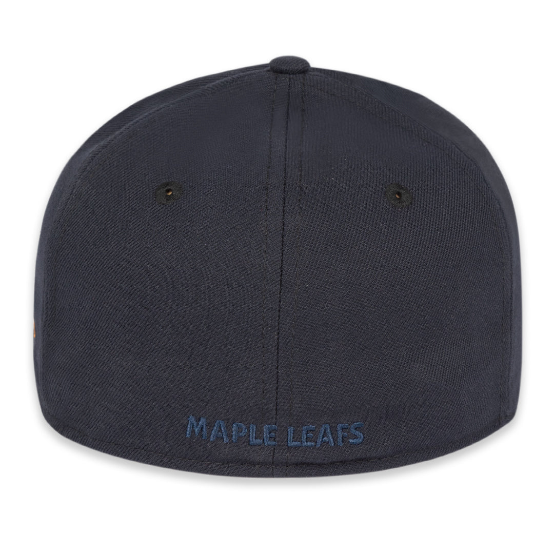 59FIFTY Prim Logo Fitted Hat - NAVY/BROWN