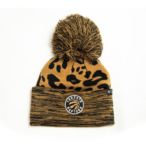 Women's Rosette Cuffed Pom Toque