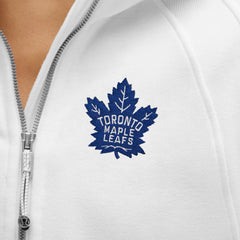 Scuba Oversized 1/2 Zip Hoodie - WHITE