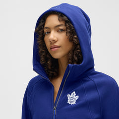 Scuba Oversized 1/2 Zip Hoodie - BLUE