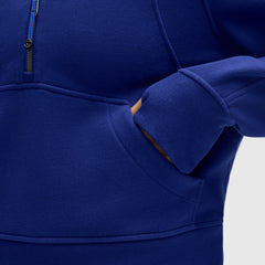 Scuba Oversized 1/2 Zip Hoodie - BLUE
