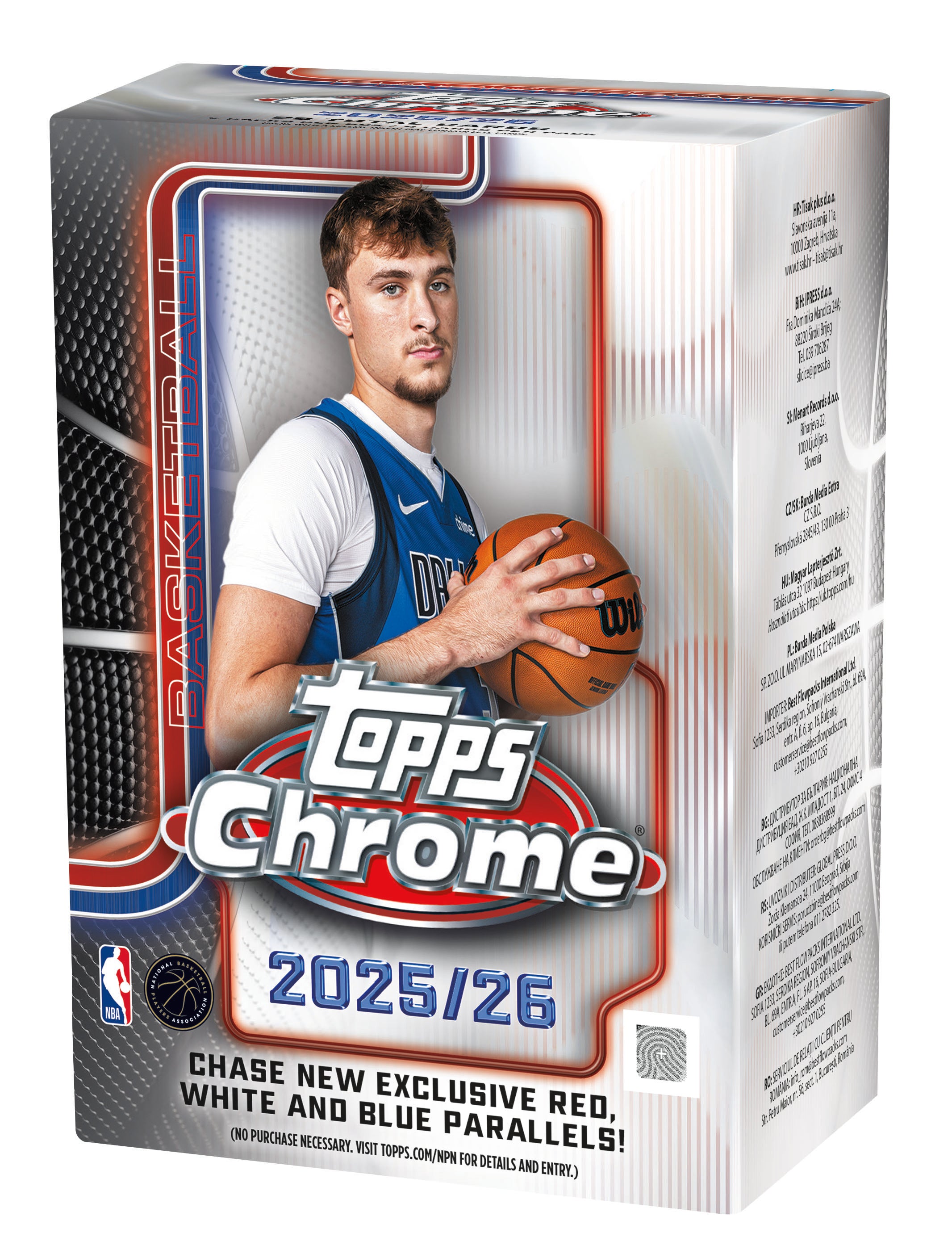 Topps 2025-26 Basketball Chrome Value Box