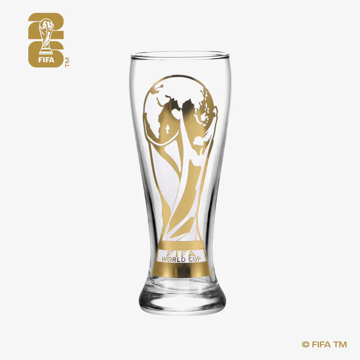 2026 World Cup Decal Trophy Beer Glass