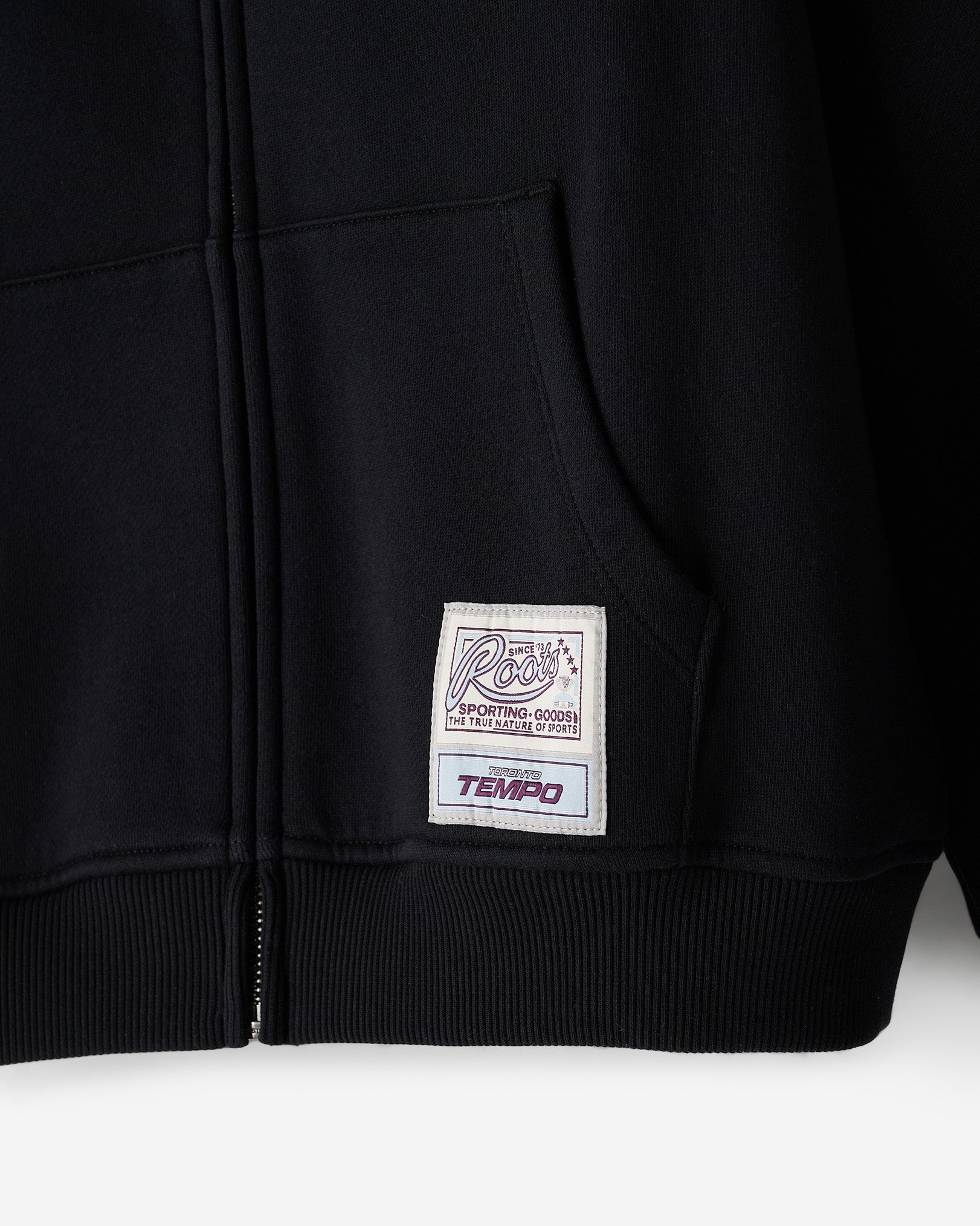Toronto Tempo Full Zip Hoody - BLACK