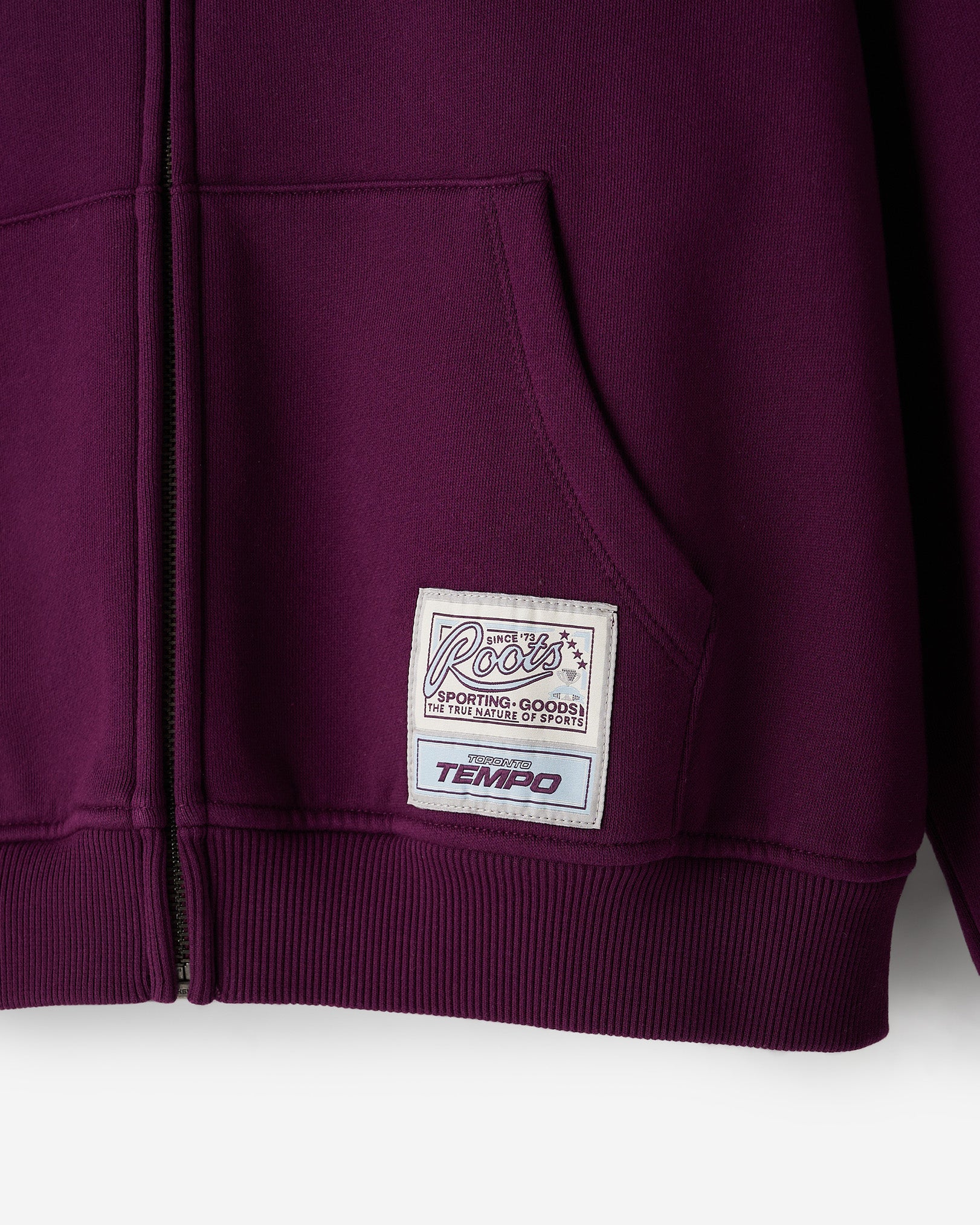 Toronto Tempo Full Zip Hoody - BORDEAUX