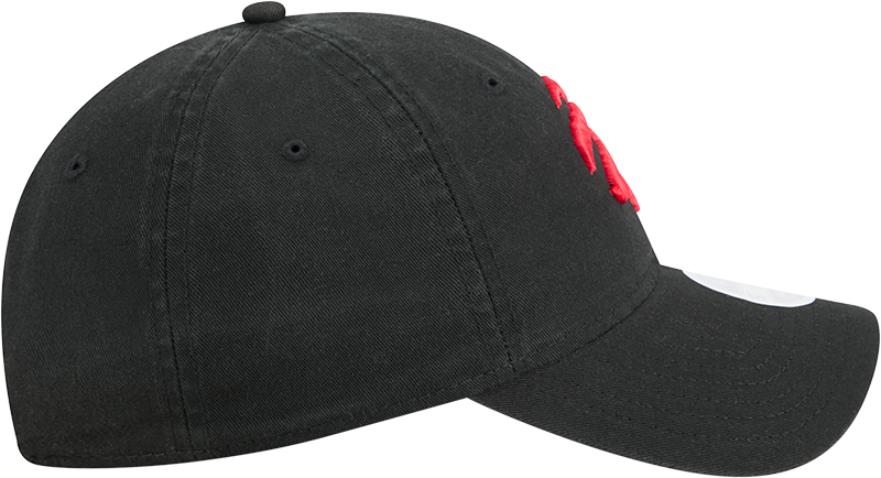 Women's 9TWENTY Part Logo Slouch Hat - BLACK