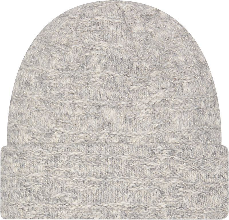 Women's Metallic Logo Cuffed Toque