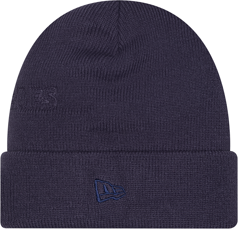 Tonal Logo Cuffed Toque - BLUE