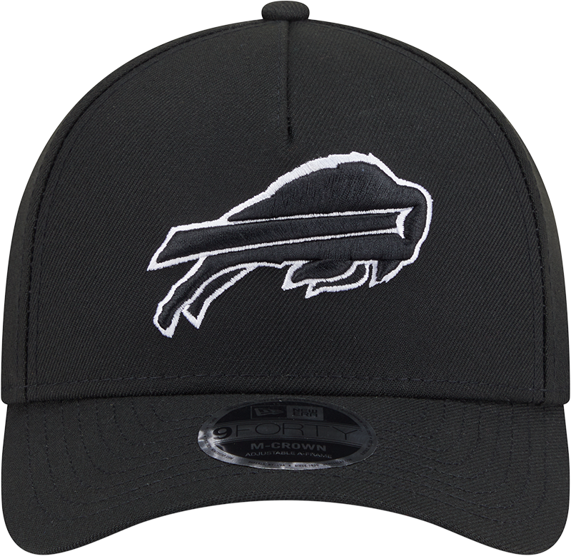 Buffalo Bills New Era Men's 940 Adjustable Hat - BLACK