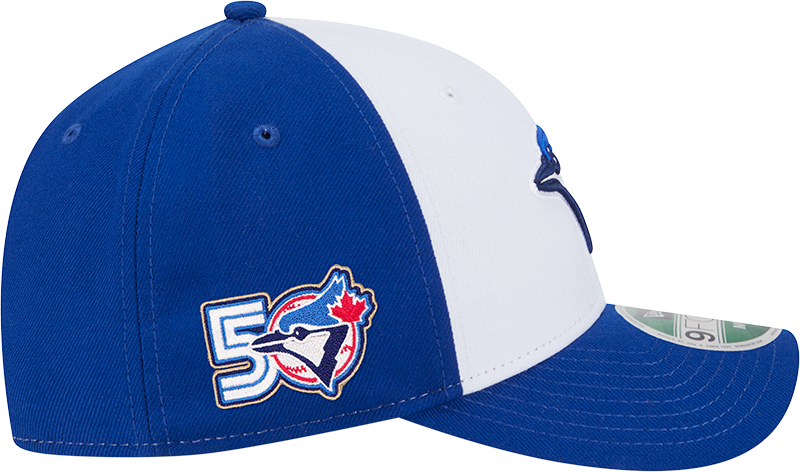 Blue Jays New Era Men's 9FORTY 2Tone Adjustable Hat with 50th Patch