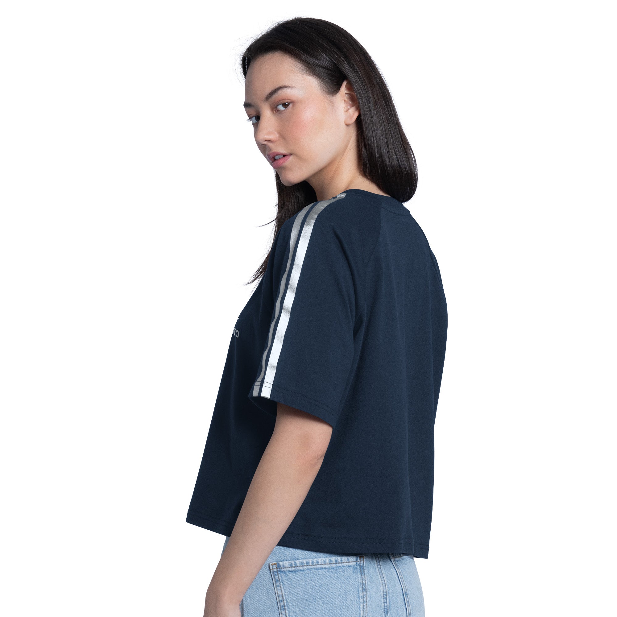 Classic Play Cropped Oversized Tee