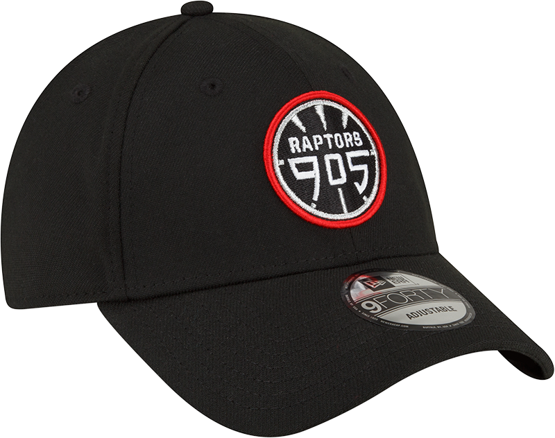 Raptors 905 New Era Youth 940 Adjustable Hat - BLACK
