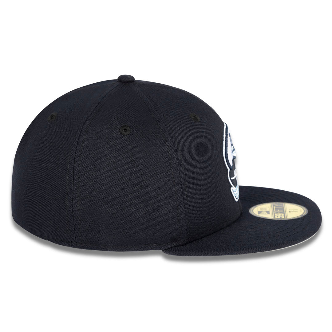 Boat Logo 59FIFTY Fitted Hat - NAVY