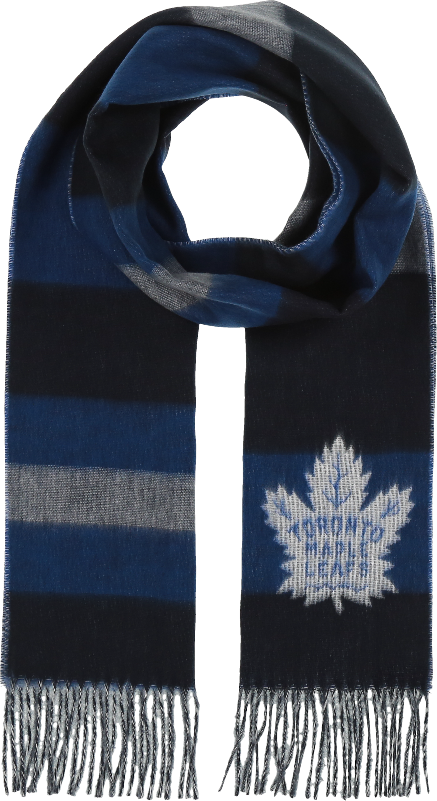 Logo Block Stripe Scarf