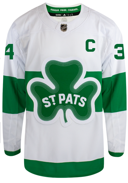 Matthews White Toronto Maple Leafs Jersey Captain Jersey Toronto