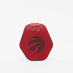 Part Logo Leather Air Tag Holder