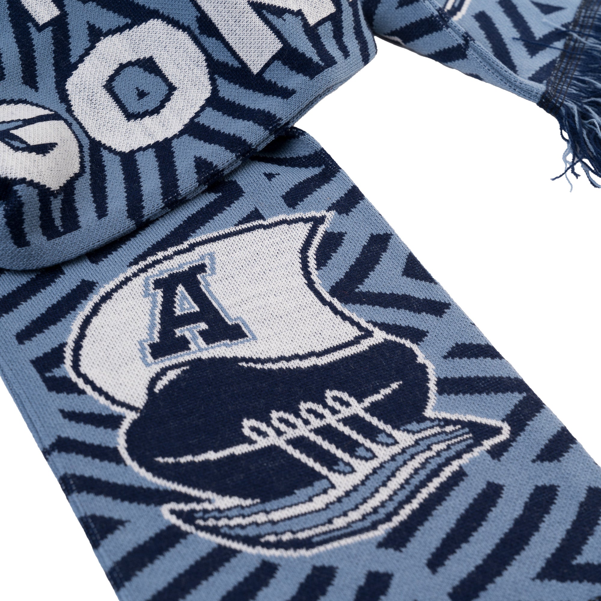 Argos Boat Logo Patterned Scarf