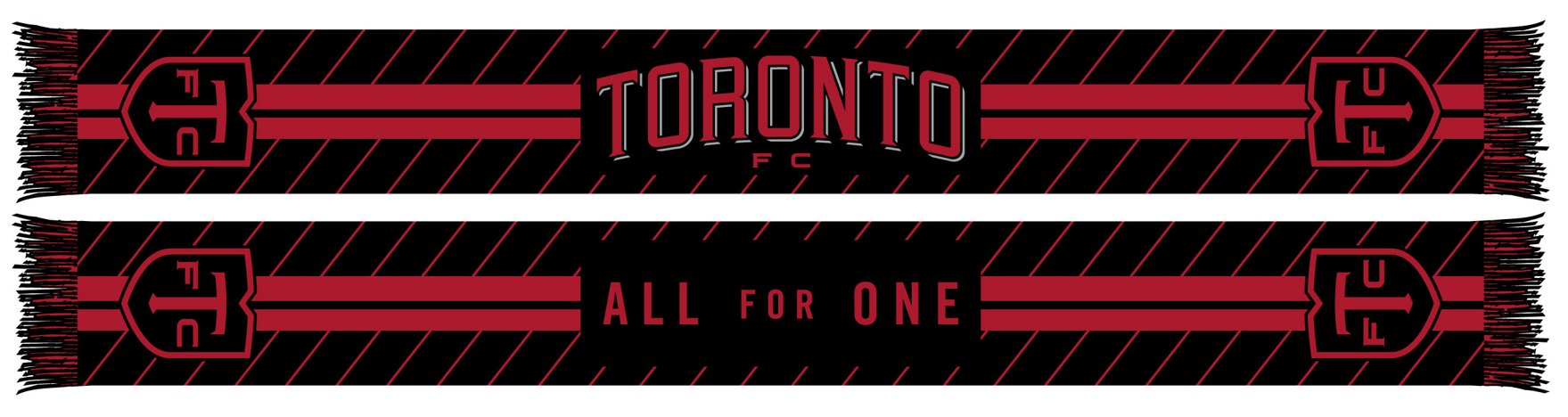 All For One Diagonal Lines Scarf