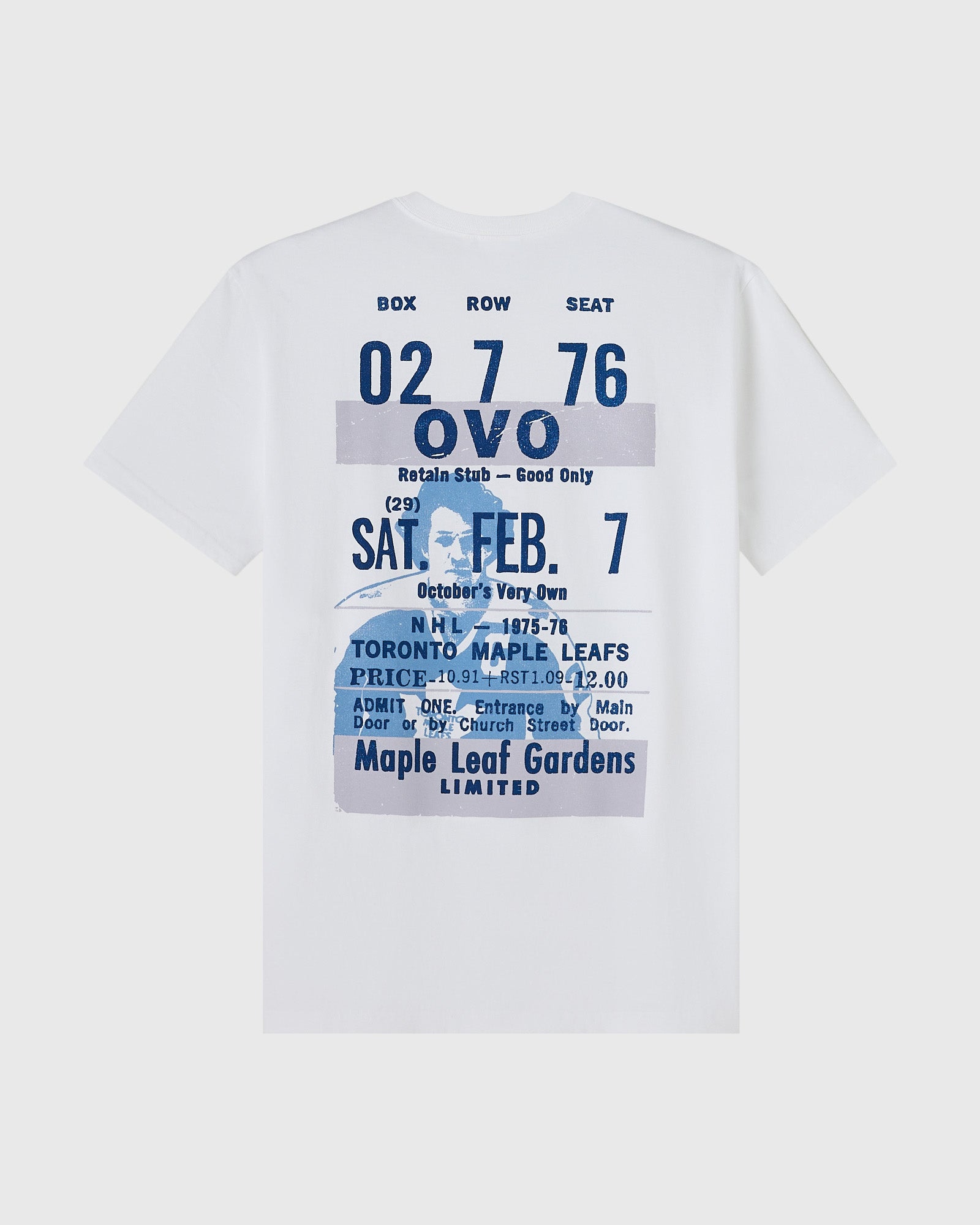 OVO X TML Darryl Sittler T-Shirt - WHITE