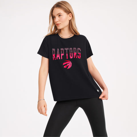 Raptors DKNY Women's Donna Crystals Tee