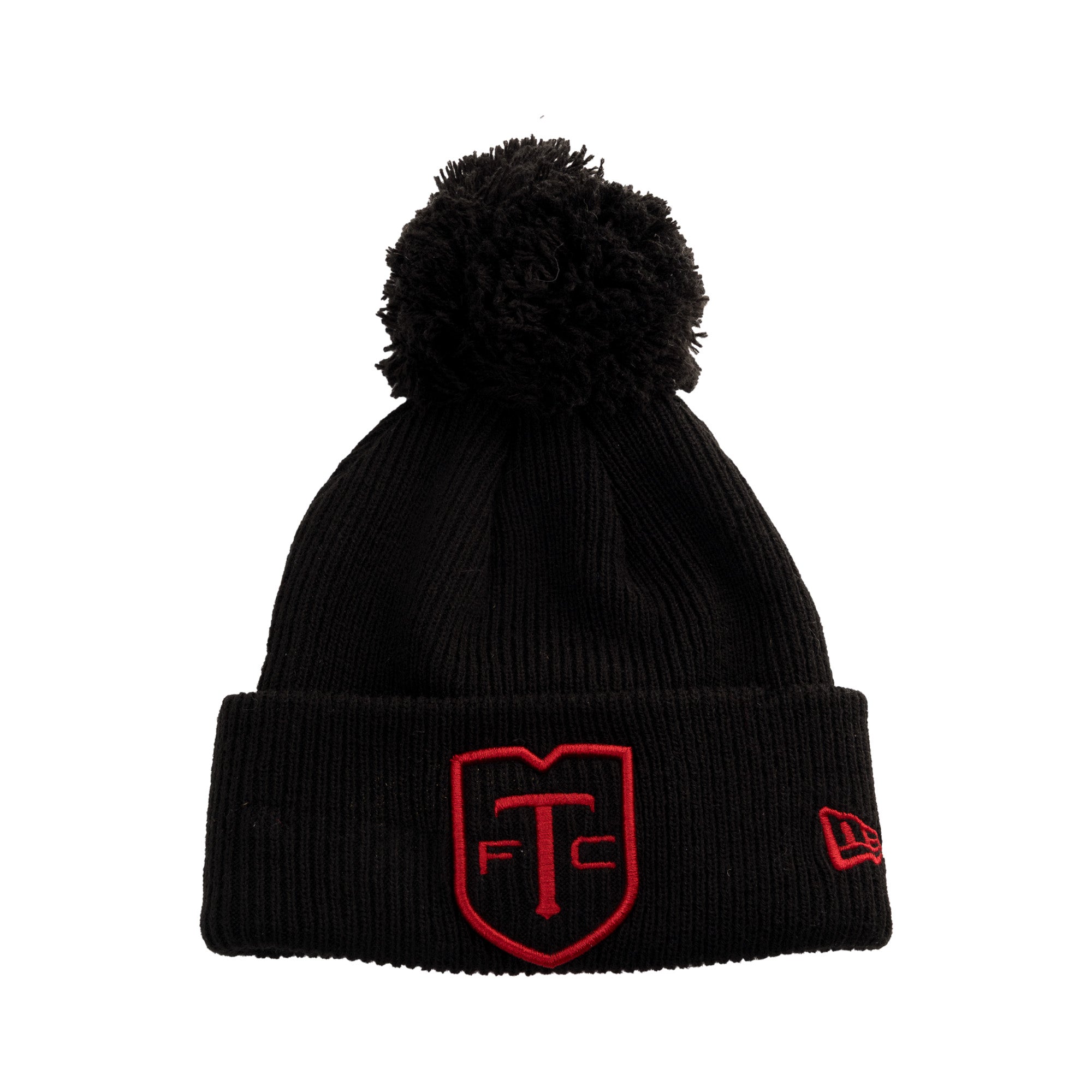 Toddler Cuffed Pom Knit Toque