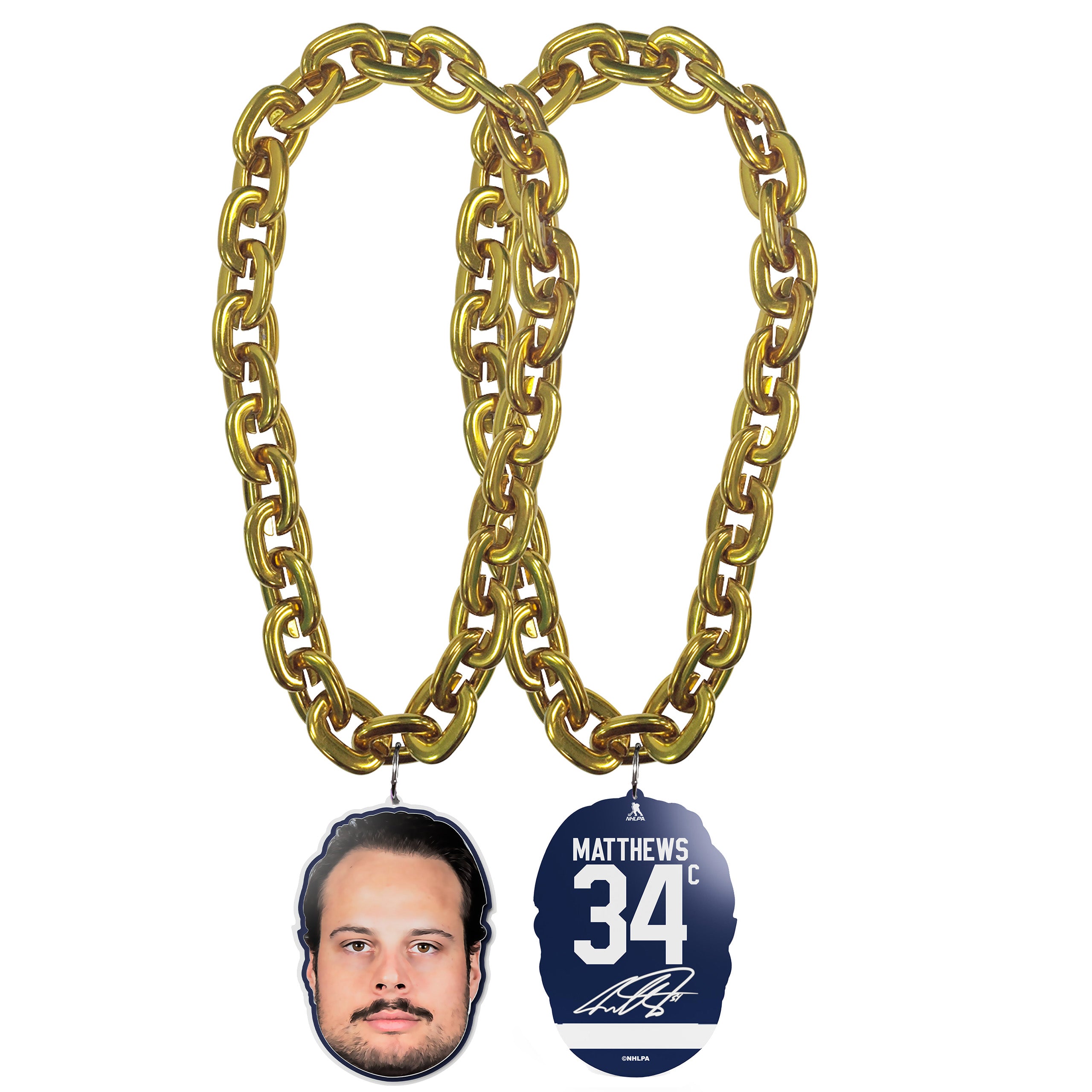 Maple Leafs Matthews Captain Fan Chain