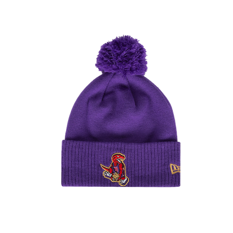 2024 City Dino Dunk Cuffed Pom Toque - PURPLE