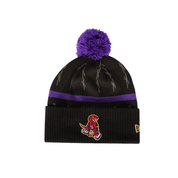 Mitchell & Ness Toronto Raptors Strickmütze – Beanie Mit Team-Logo-Stickerei, Offiziell Lizenziert, One Size, Lila, Für Fans