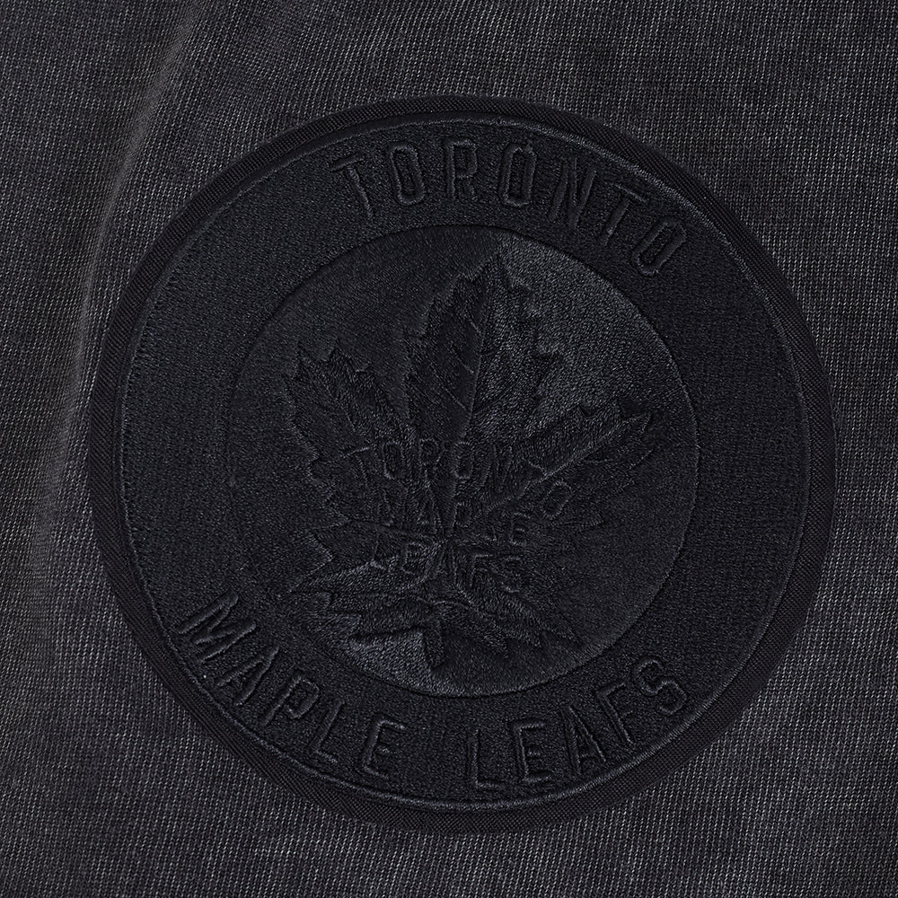 Washed Classic Enzyme Wash Tee - BLACK