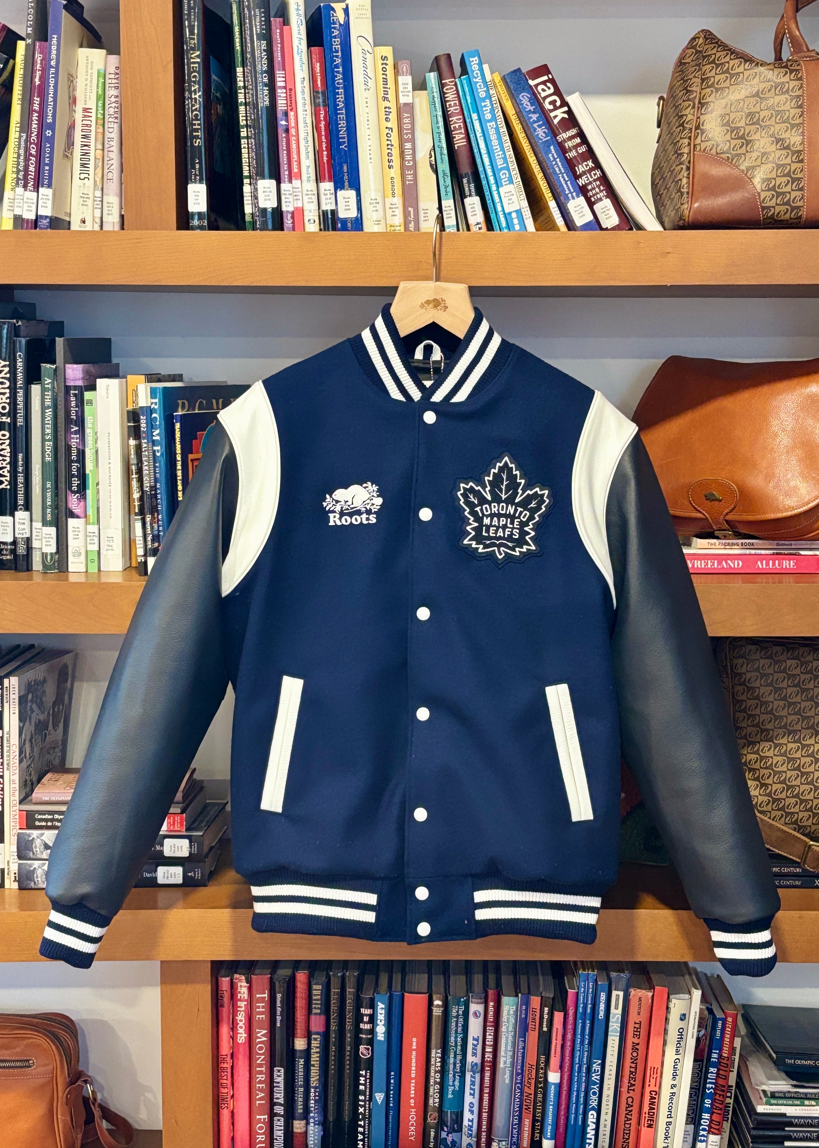 Maple Leafs 2Tone Award Leather Jacket