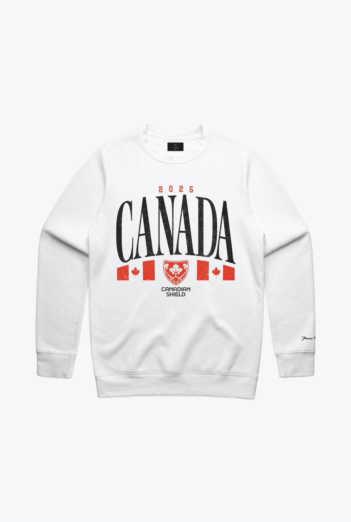 Canadian Shield Canada Wordmark Crew