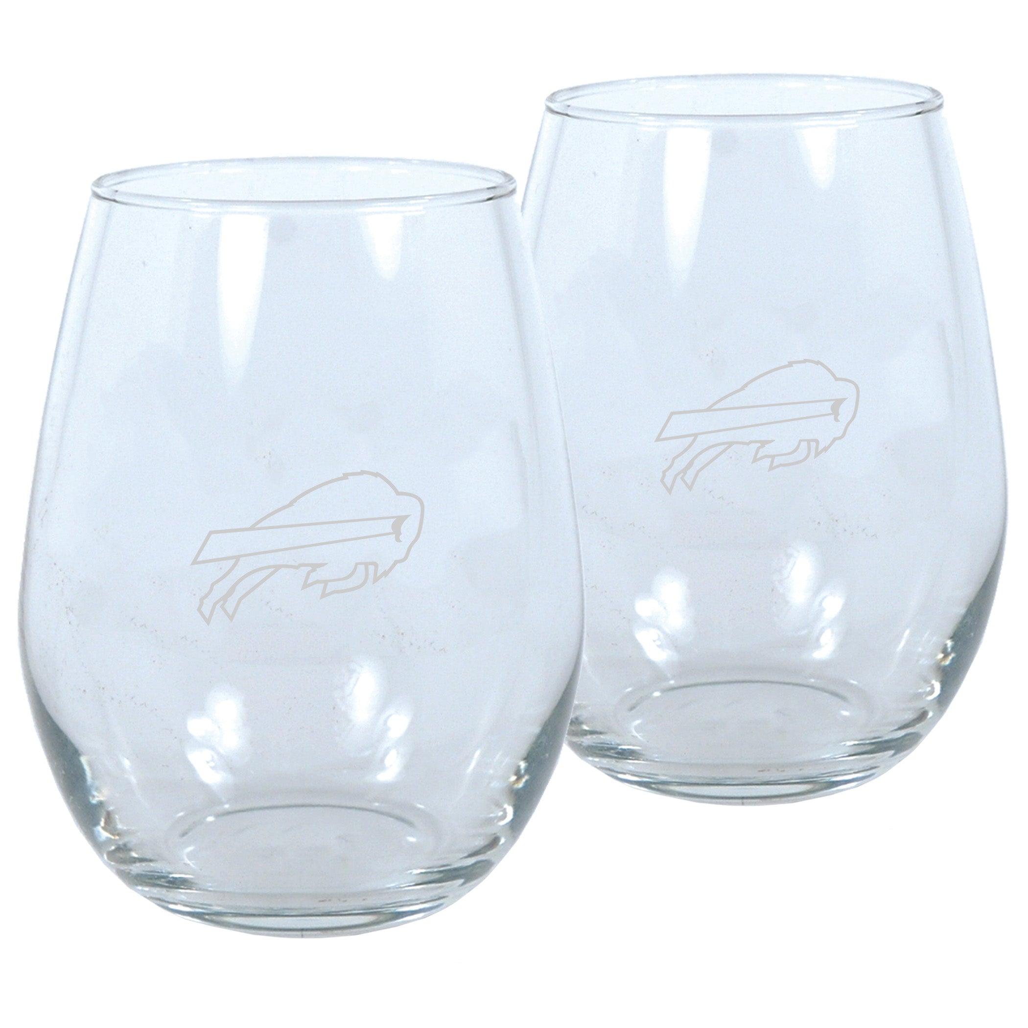 Buffalo Bills Wine Glass Set
