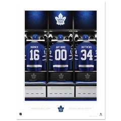 Toronto Maple Leafs - Personalized Team Locker Room Print - 12" x 16"