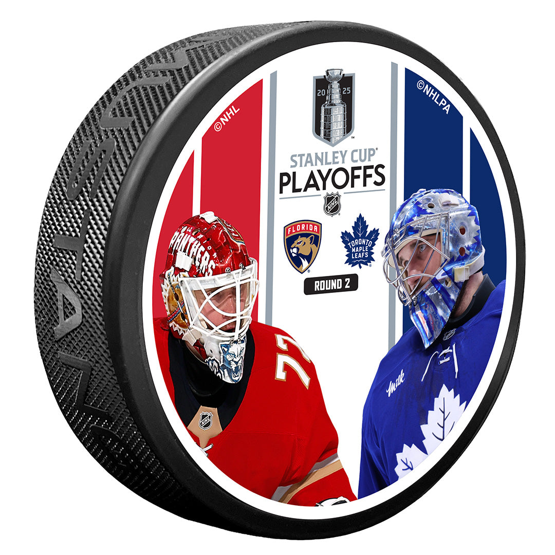 2025 Playoffs Round 2 Goalie Match Up Puck