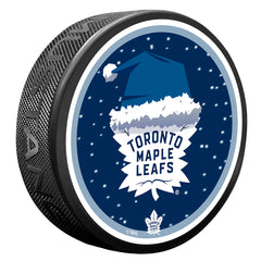 Toronto Maple Leafs Puck | Winter Wonderland