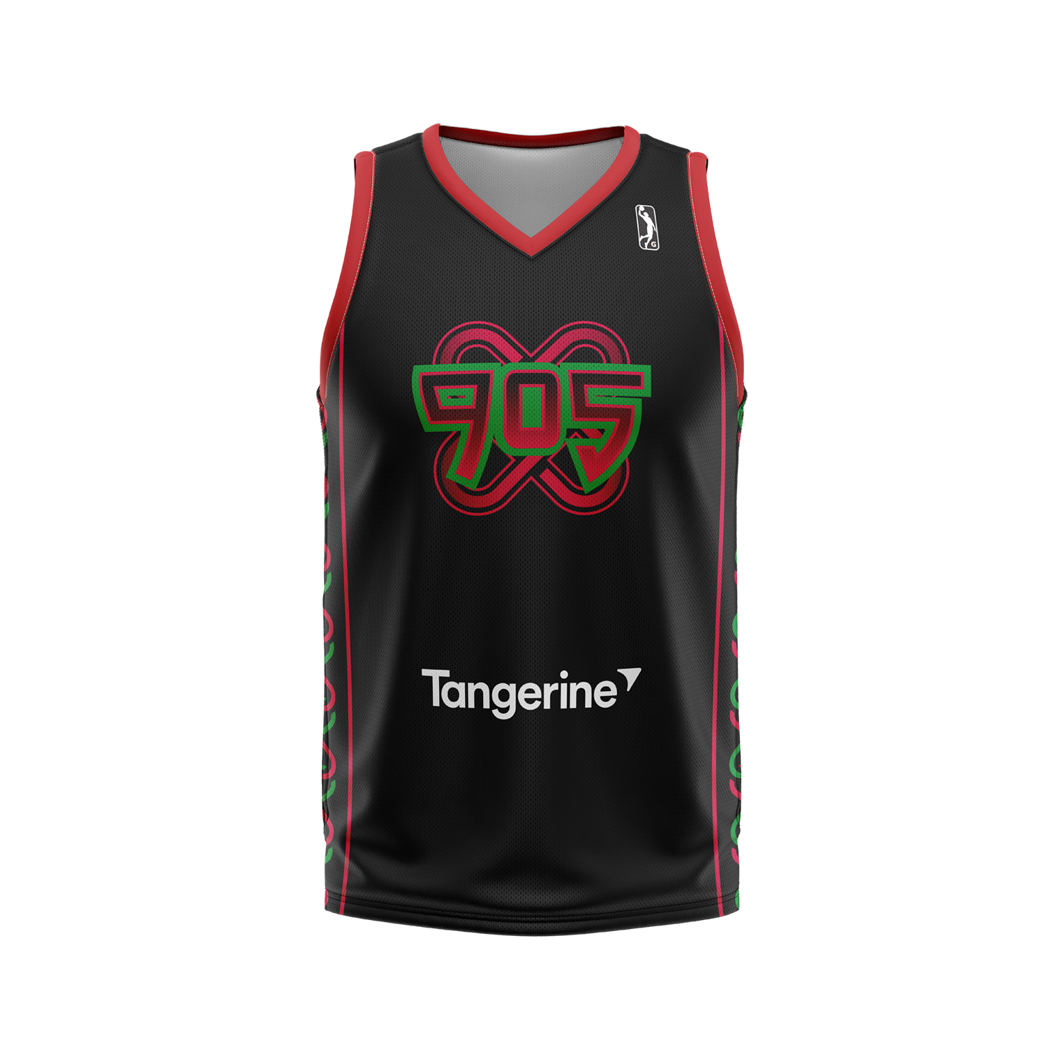 Raptors 905 Men's 2025 Black Heritage Jersey