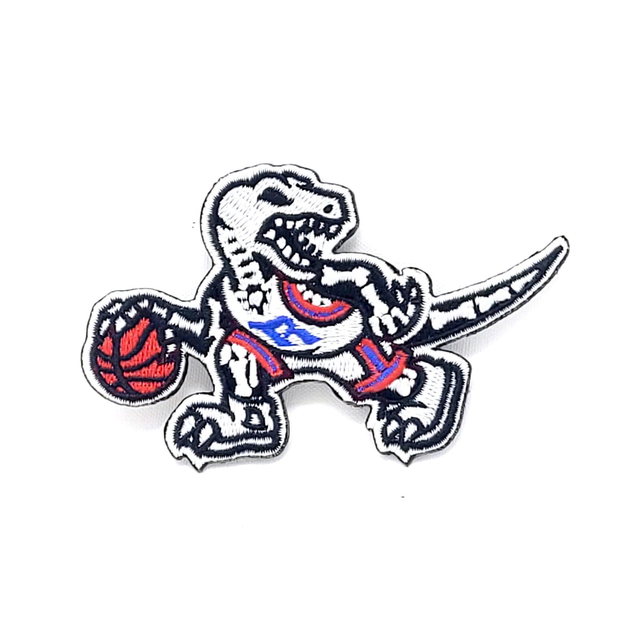 Glow in The Dark Dino Skeleton Logo Patch