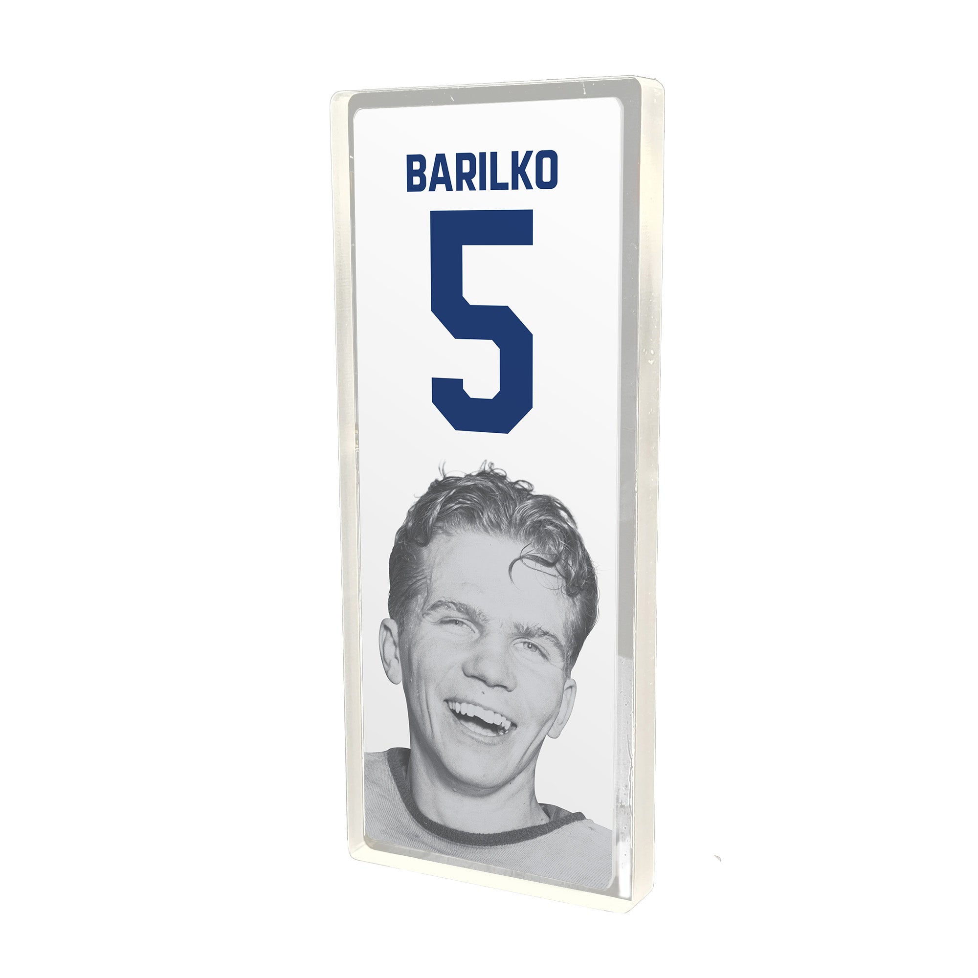 Plexi Glass Retired Number Banner - BARILKO