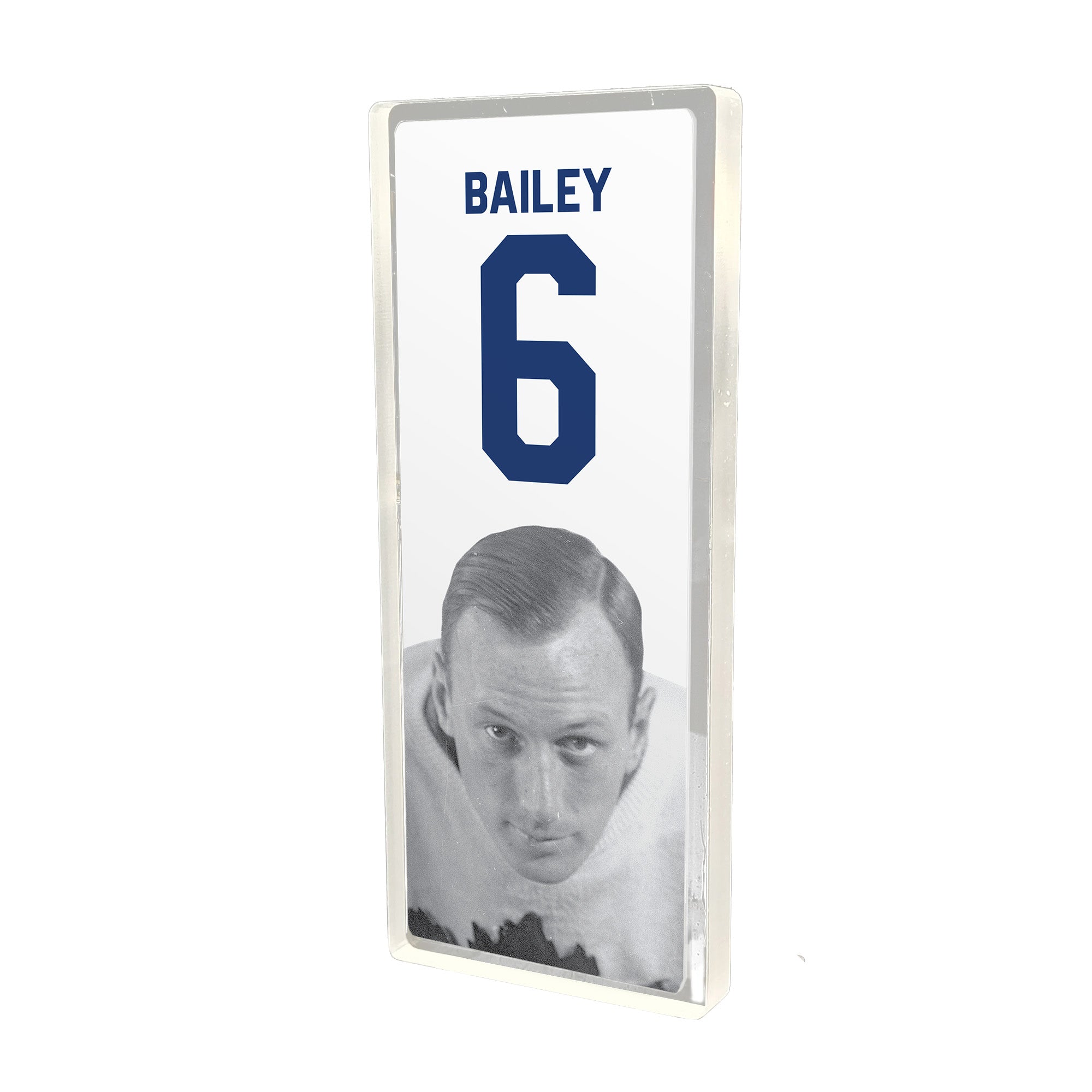 Plexi Glass Retired Number Banner - BAILEY