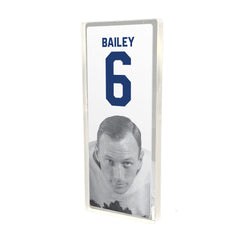 Plexi Glass Retired Number Banner - BAILEY