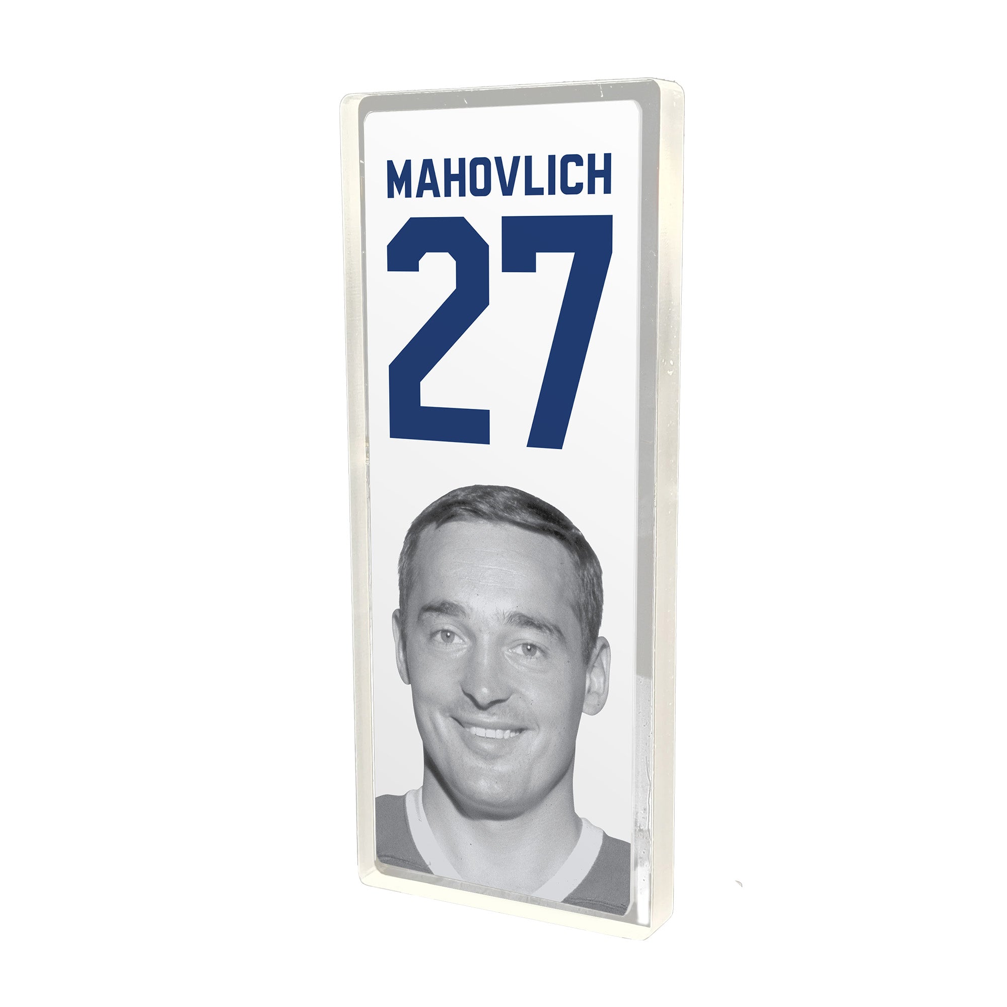Plexi Glass Retired Number Banner - MAHOVLICH
