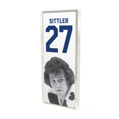 Plexi Glass Retired Number Banner - SITTLER